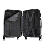 InUSA Fusion Print 20-Inch Spinner Luggage