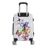InUSA Fusion Print 20-Inch Spinner Luggage