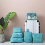 7-Piece Nile Blue Packing Cubes Set