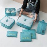 7-Piece Nile Blue Packing Cubes Set