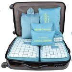 7-Piece Nile Blue Packing Cubes Set