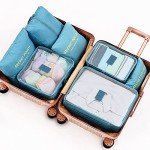 7-Piece Nile Blue Packing Cubes Set