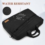 15.6-Inch Laptop Shoulder Bag - Water-Repellent Briefcase