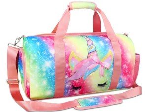 Unicorn Gym Duffle Bag with Shoe Compartment