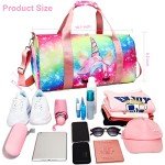 Unicorn Gym Duffle Bag with Shoe Compartment