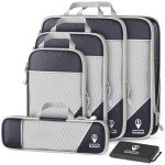 Wanderlust Compression Packing Cubes Set - 6 Pieces
