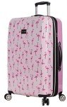 Betsey Johnson 26" Expandable Hardside Luggage - Flamingo Strut