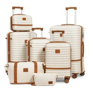 Joyway 4-Piece Expandable Spinner Suitcase Set