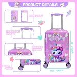 Unicorn Kids Luggage Set - 2 Piece Suitcase