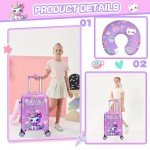 Unicorn Kids Luggage Set - 2 Piece Suitcase