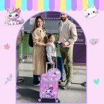 Unicorn Kids Luggage Set - 2 Piece Suitcase