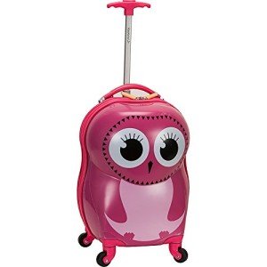 Rockland Jr. Kids' Owl Hardside Spinner Luggage