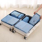 JJ POWER Sea Blue Travel Packing Cubes Set
