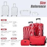 Cosbarn 2-Piece Hardshell Carry-On Luggage Set