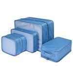 JJ POWER Sea Blue Travel Packing Cubes Set