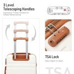 4-Piece ABS Luggage Set with Spinner Wheels