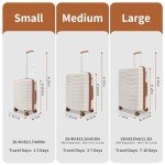 Lightweight 3-Piece Luggage Set with Spinner Wheels