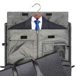 Modoker Convertible Garment Bag with Shoulder Strap