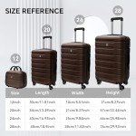 4-Piece Hard Shell Luggage Set with Spinner Wheels