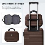 4-Piece Hard Shell Luggage Set with Spinner Wheels