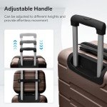 4-Piece Hard Shell Luggage Set with Spinner Wheels