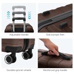 4-Piece Hard Shell Luggage Set with Spinner Wheels