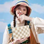 Bluboon 3-Piece Clear Makeup Travel Bag Set