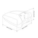 TCMT Low Profile Trunk Backrest Pad for Indian