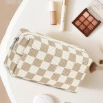 Bluboon 3-Piece Clear Makeup Travel Bag Set