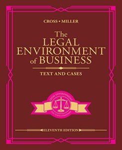 Legal Environment of Business Textbook and Cases