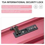 Lightweight 20-Inch Carry-On Luggage with Silent Wheels