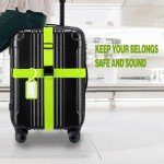 8-Pack TSA Approved Luggage Straps and Tags Set