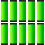 Hibate 10PCS Neoprene Luggage Handle Wraps - Green