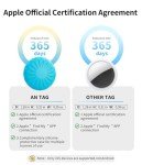 4-Pack Apple AirTags with Waterproof Holders