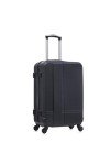 Merax 3-Piece Matte Black Hardshell Carry-On Set