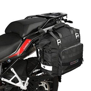 Rhinowalk Waterproof Motorcycle Saddlebag - 20L Black