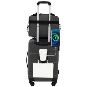 Wrangler Smart Luggage with Cup Holder & USB Port