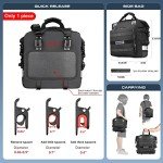 Rhinowalk Waterproof Motorcycle Saddlebag - 20L Black