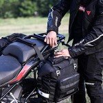 Rhinowalk Waterproof Motorcycle Saddlebag - 20L Black