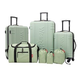 Wrangler Venture 7-Piece Luggage Set - Laurel