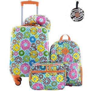Kids' 5-Piece Donut Luggage Set by Travelers Club