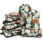 Compression Packing Cubes Set for Travel Organizing