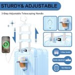 Krute 2-Piece Hardside Luggage Set - Light Blue