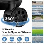 Krute 2-Piece Hardside Luggage Set - Light Blue