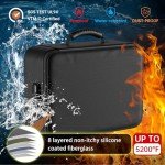 Fireproof Document Organizer with Lock & Storage