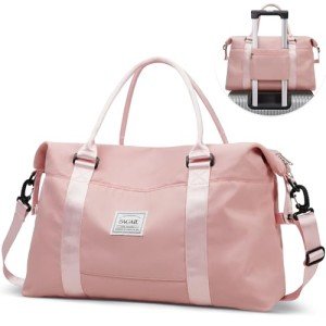 Pink Travel Duffel Bag for Women & Gym