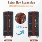Merax 24-Inch Spinner Luggage with TSA Lock