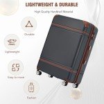 Merax 24-Inch Spinner Luggage with TSA Lock