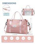 Pink Travel Duffel Bag for Women & Gym