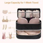 Cambond 4-in-1 Travel Underwear Organizer Bag